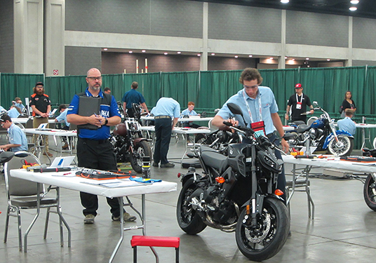 Motorcycle Service Technology – 6th Place – Cody Wegscheid
