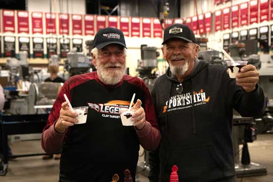 ATCC-Open-House-Fall2025_3116 Two men holding ice cream sundaes