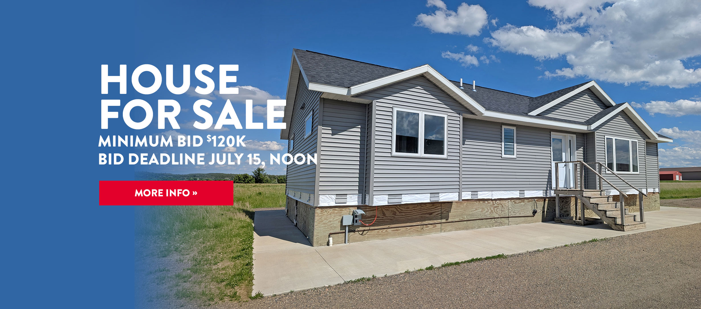 Student-built House for Sale - Minimum Bid $120,000. Bid deadline Wednesday, July 15 at noon.
