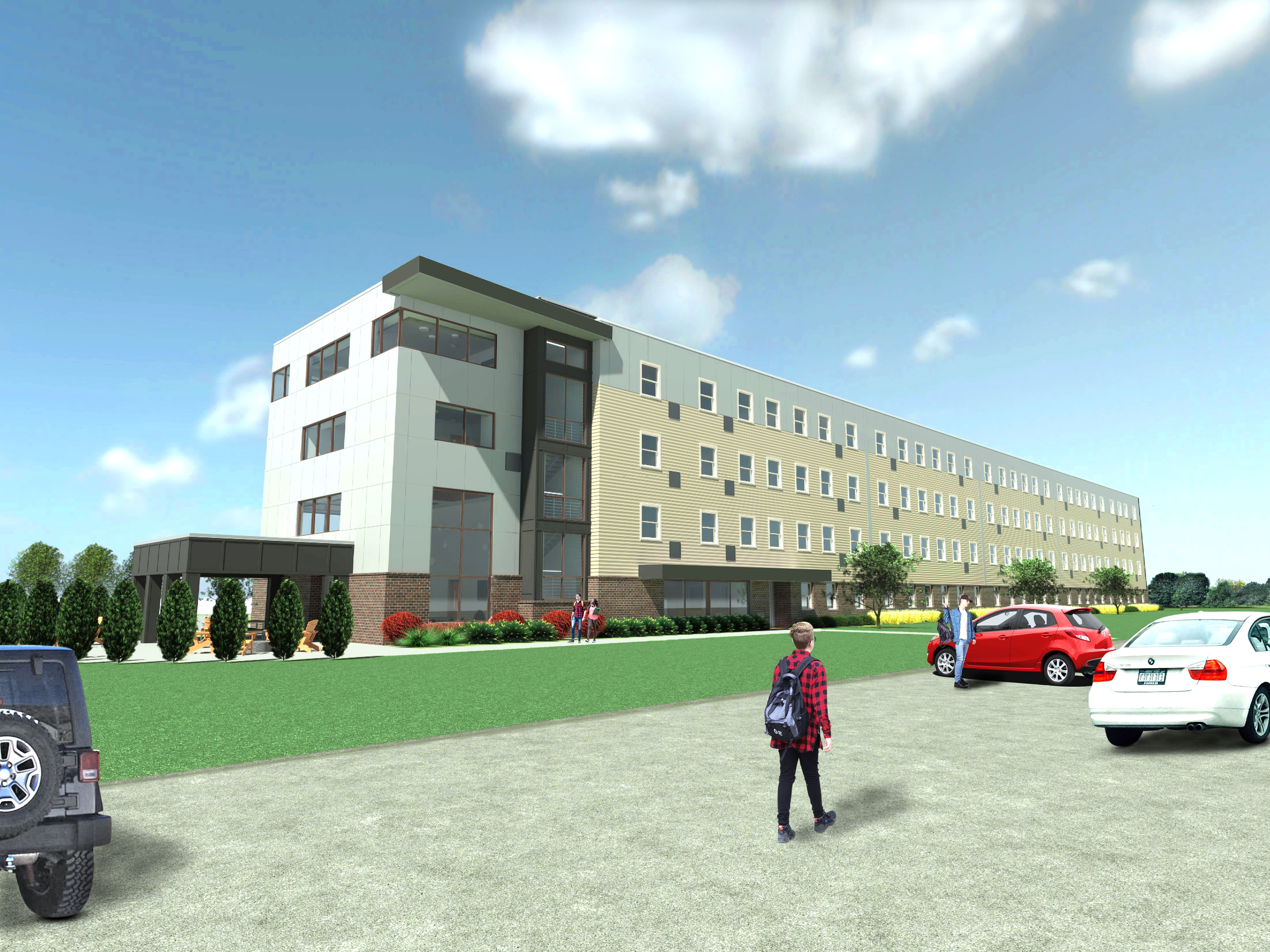 ATCC Foundation Student Housing Design exterior view 01m