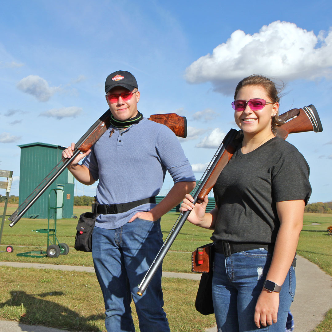 Cole Girtz and Kiah Martinson, ATCC Clay Target League