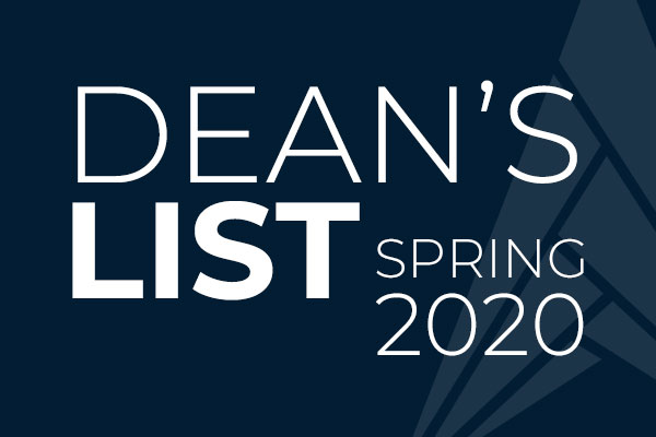 Deans List Spring 2020