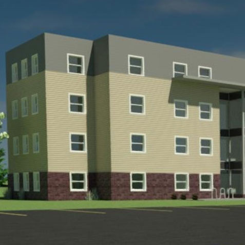 Thumbnail image of proposed new student housing unit