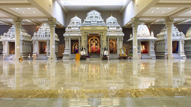 Interior of Hindu Temple