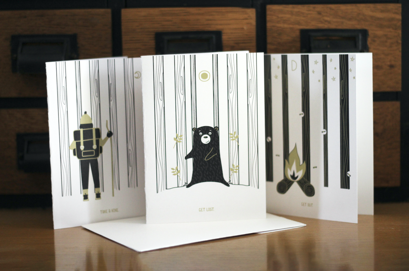 Unearthed Greeting Card Series by Heather Rolin