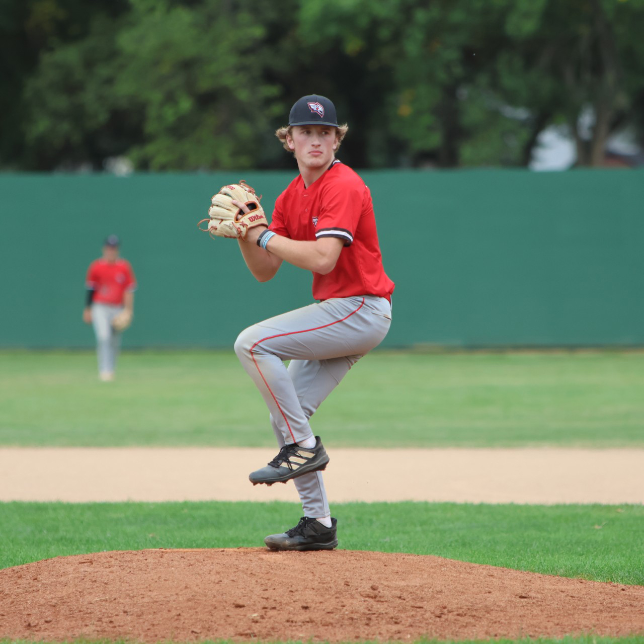 Legends Player Sam O Pitching