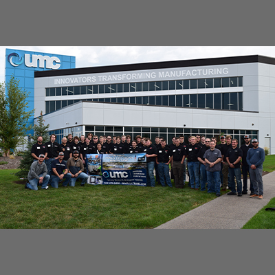 ATCC Machine Tool Students pose for a photo outside of UMC.