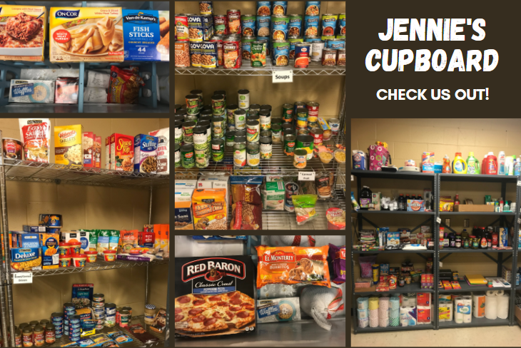 Jennie's Cupboard has a variety of shelf-stable foods, frozen foods, hygiene products and more.