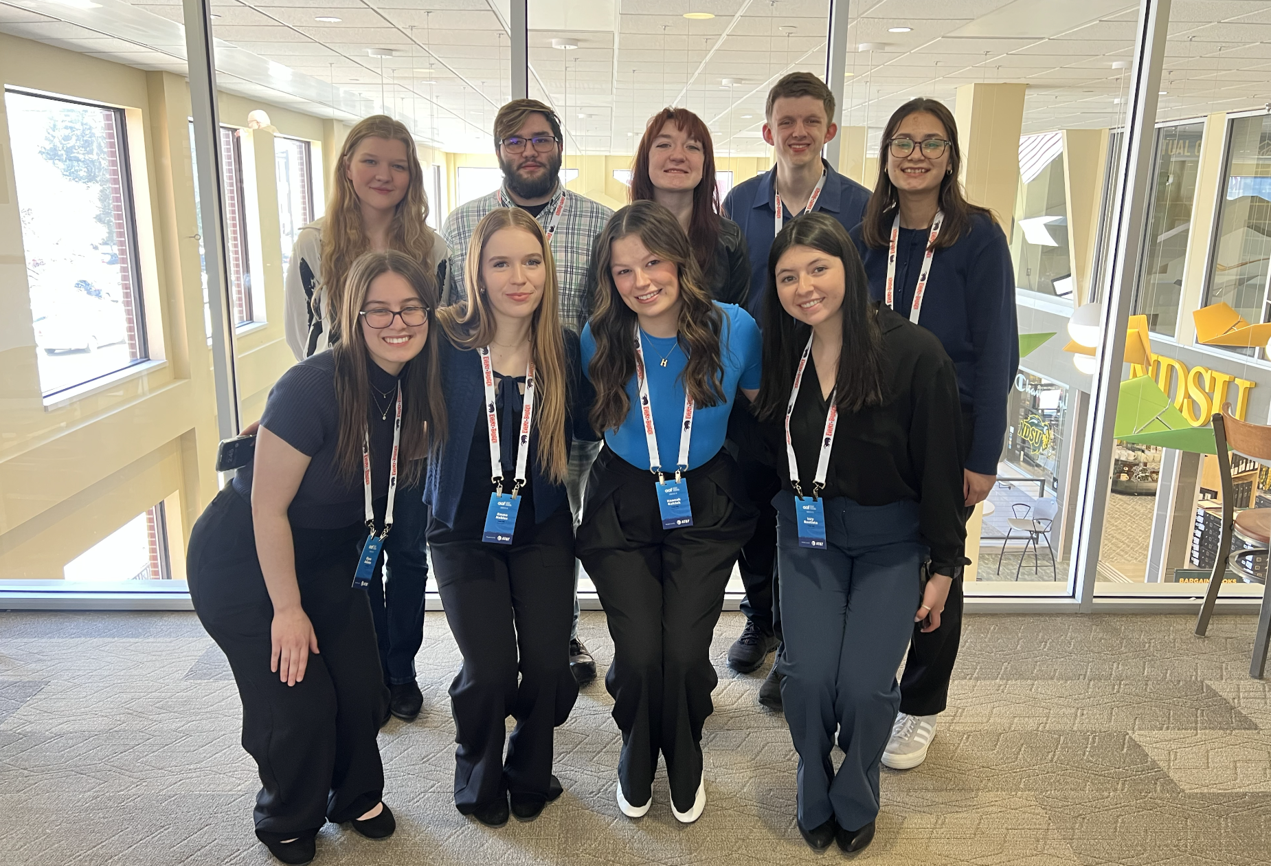 Group of Communication Design students