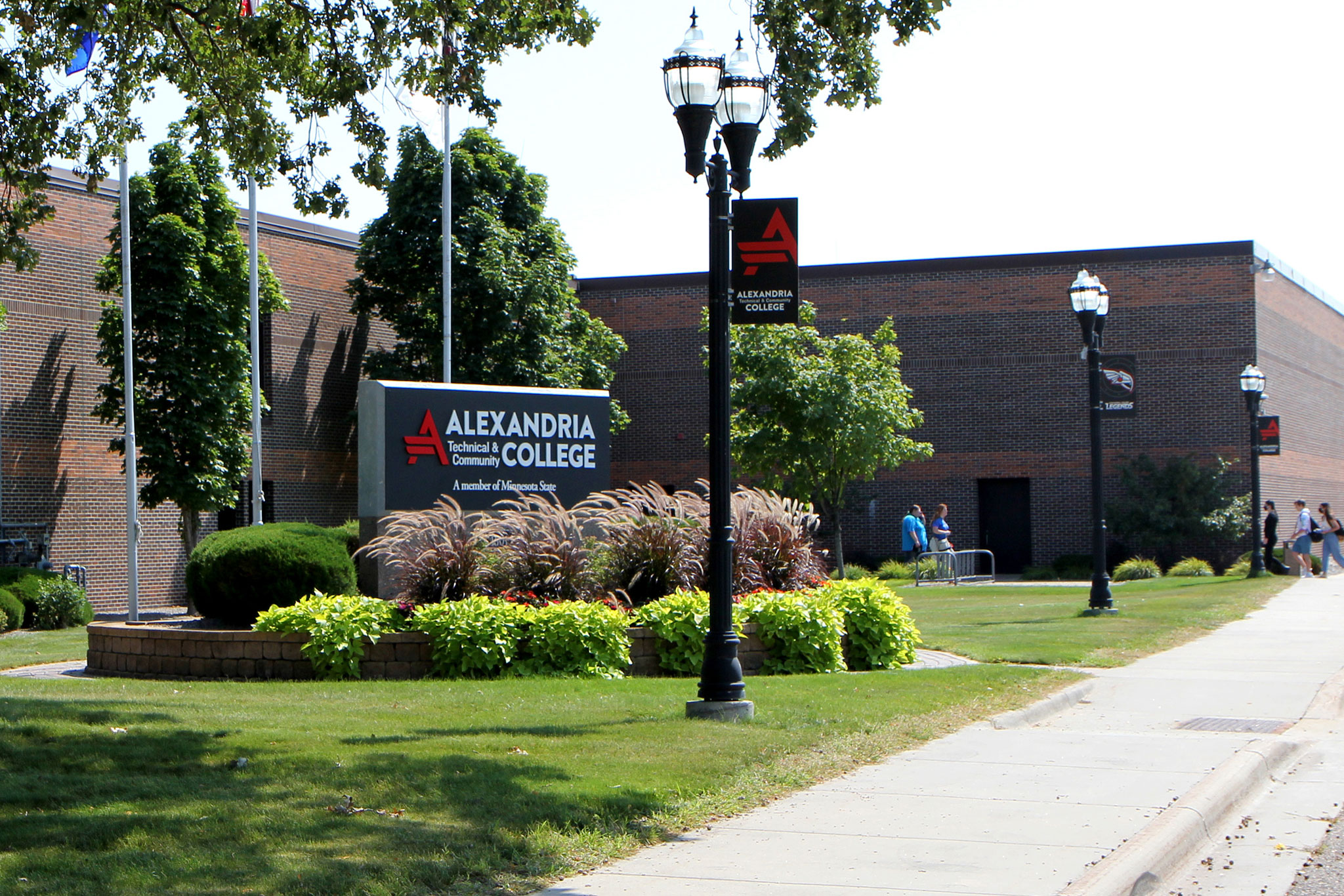 Students Walking on ATCC Campus