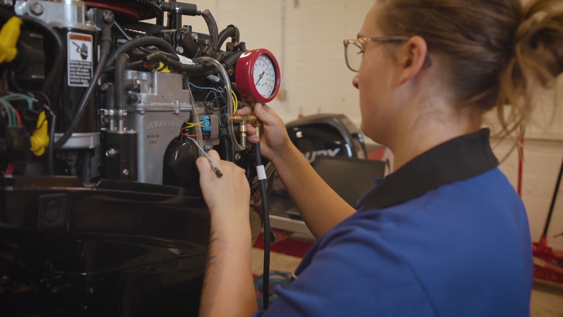 Marine, Motorcycle, & Powersports Technician Student