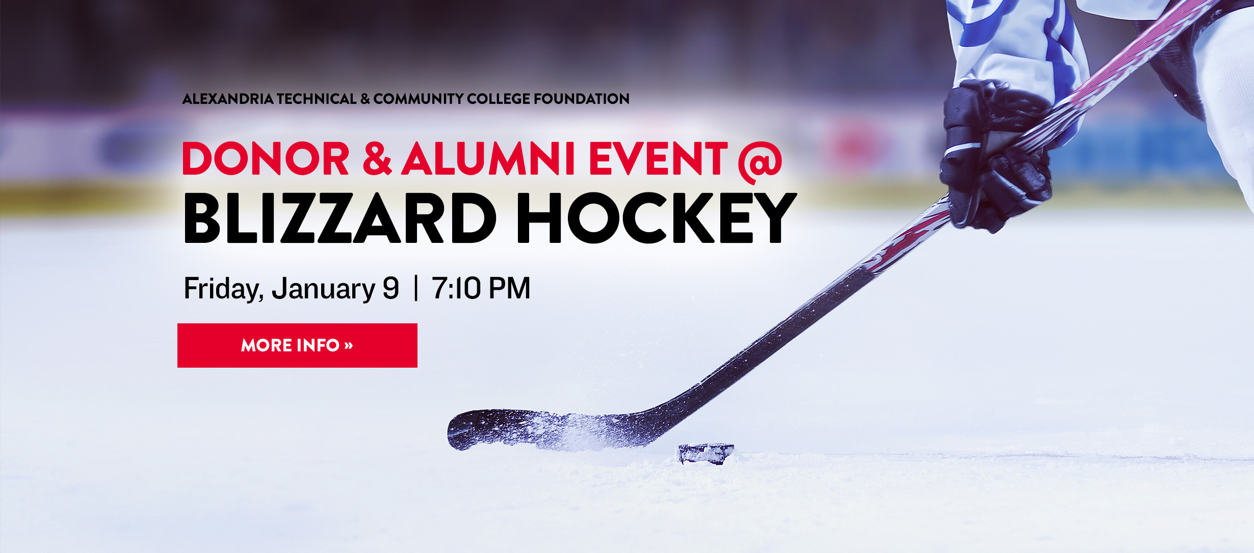 Donor and Alumni Night at Blizzard Hockey