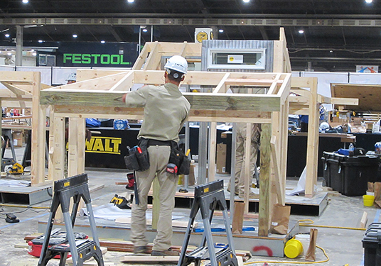 Students compete in first live SkillsUSA Cabinetmaking contest since 2019