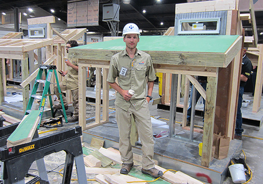 Carpentry – High School Division – Logan Bloom – 3rd Place