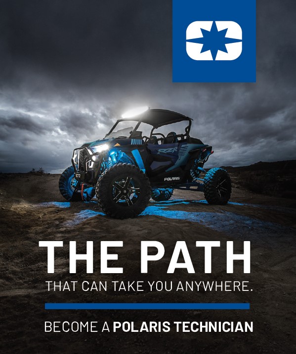 The path that can take you anywhere. Become a Polaris technician.
