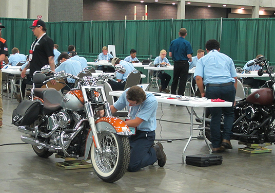 Motorcycle Service Technology – 6th Place – Cody Wegscheid