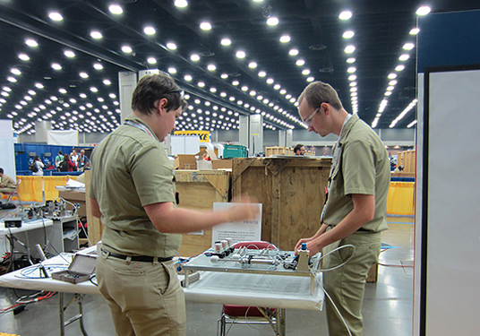 Mechatronics – High School Division – Team Contest – 7th Place – Michael Pittman & Nicholas Zabroski