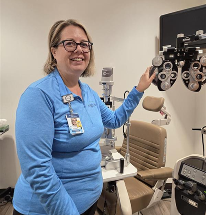 Nichol Cook, COMT, St. Paul Eye Clinic.